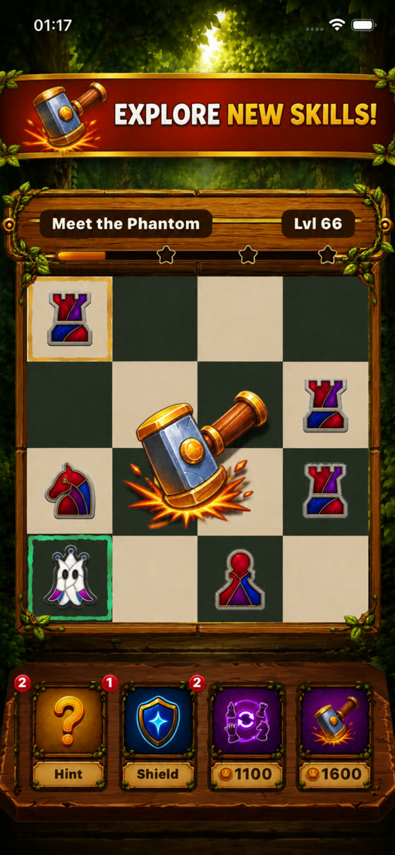 New pieces waiting to be unlocked